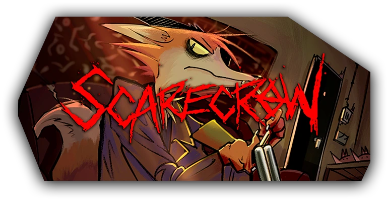 SCARECROW game promotional artwork showing the main character in 1990s Russia setting