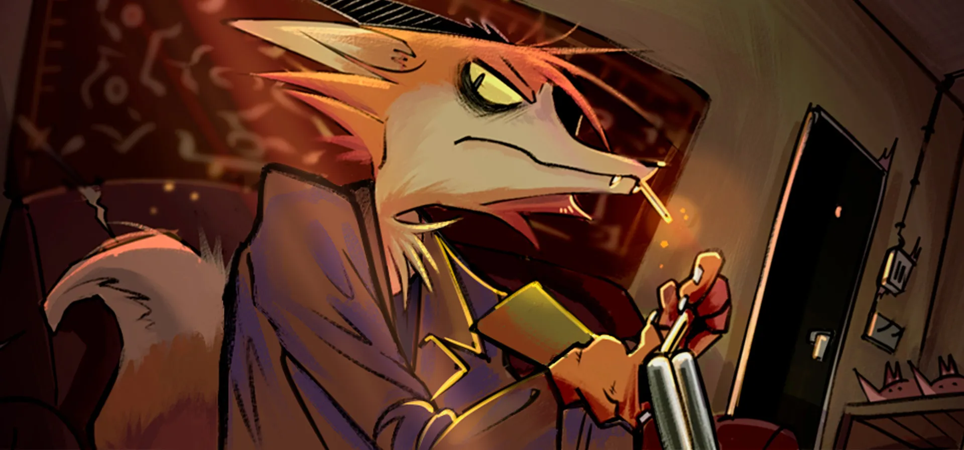 Scarecrow banner without logo